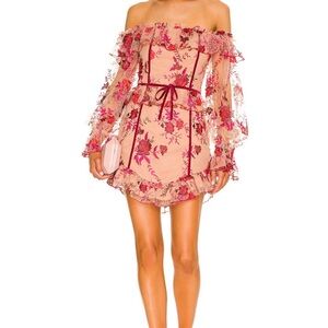 Floral Off-Shoulder Dress